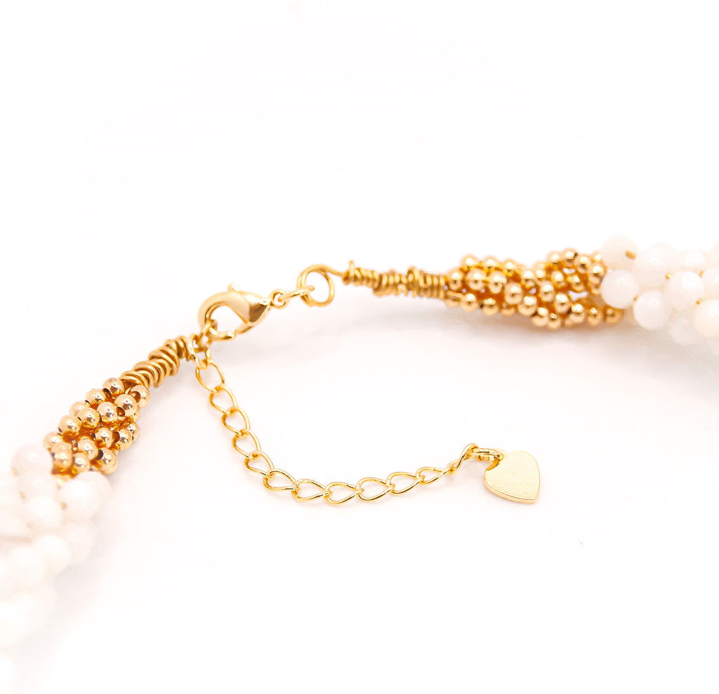Collier Nacre Pure Torsadée - Collection perlée
