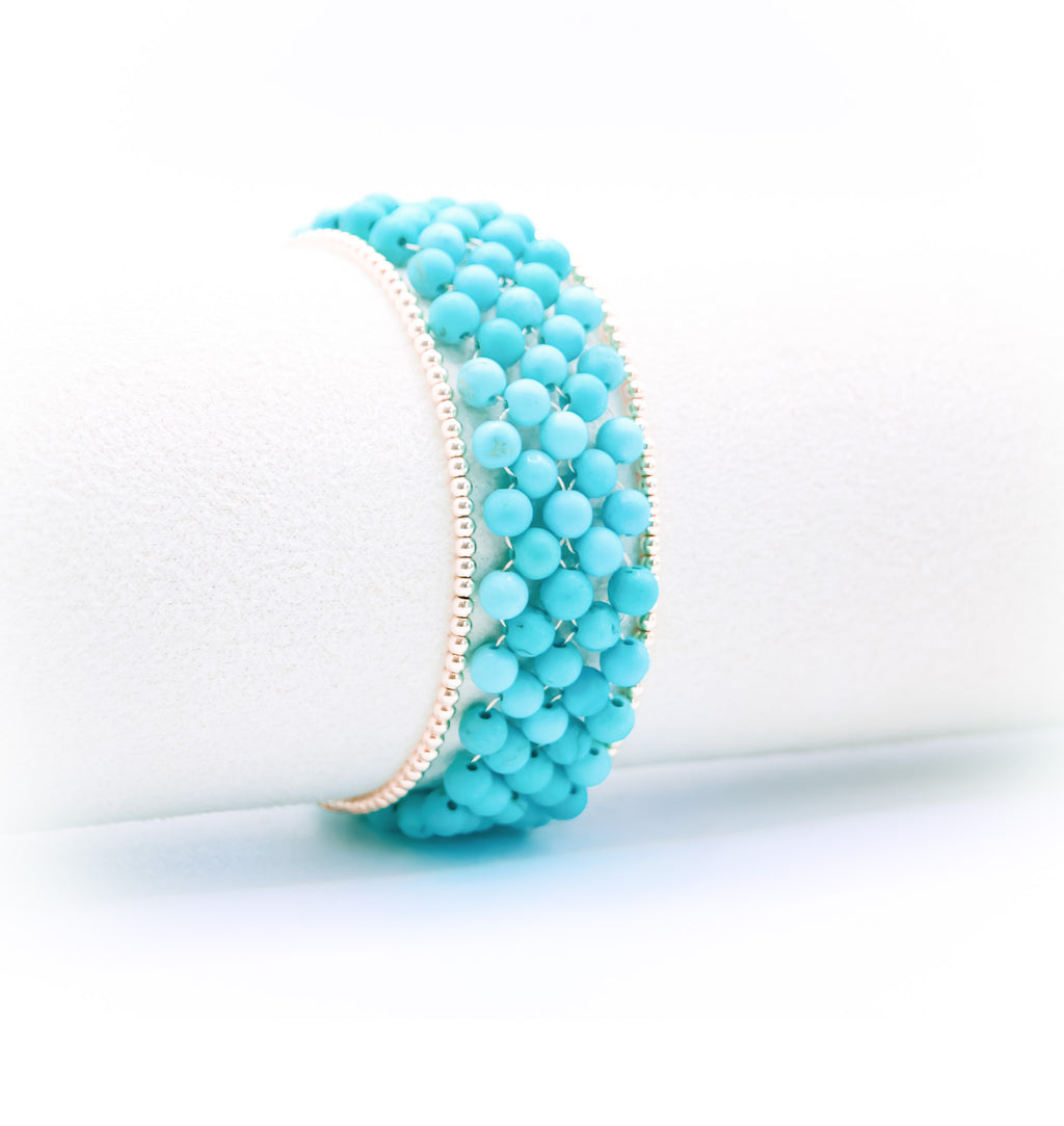 Bracelet Azura – Collection perlée