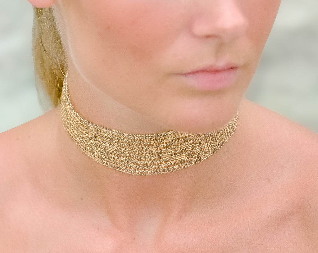 Collier Ras-de-cou – Collection tissée